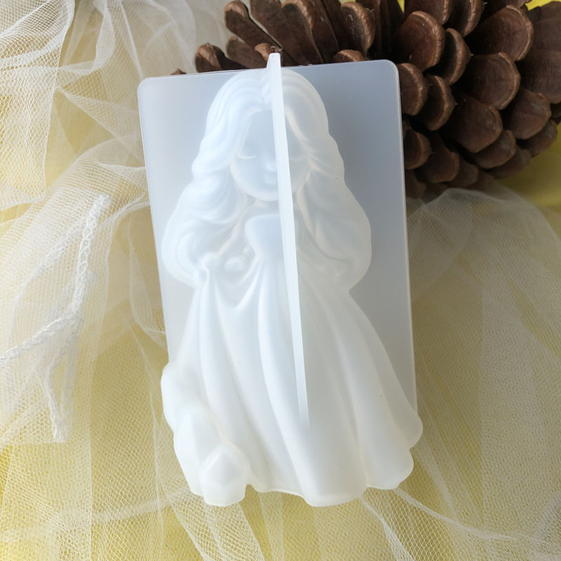 Interior Design House - 3D Cute Princess Silicone Candle Mould