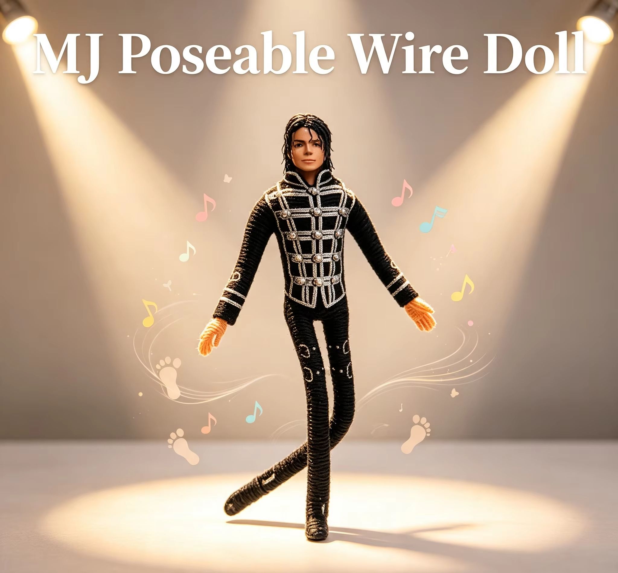 Interior Design House - Michael Jackson Movable Joint Plush Stuffed