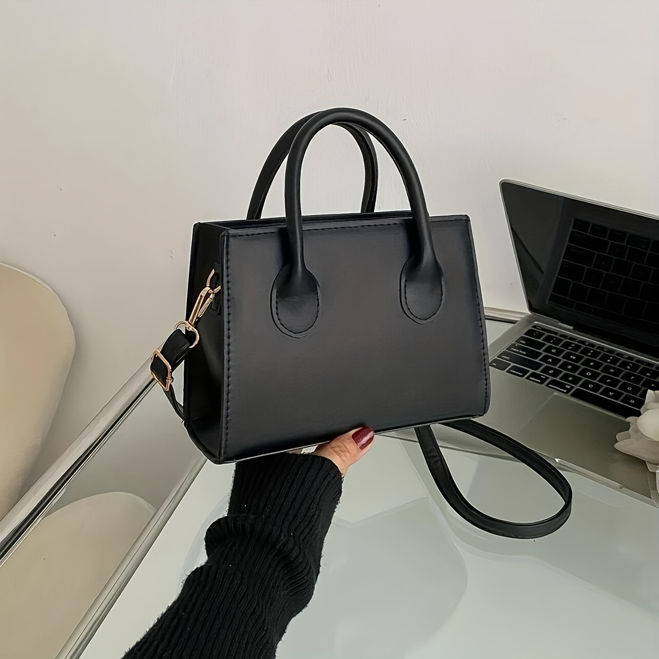 Interior Design Minimalist - Trendy Square Handbag for Women Simple