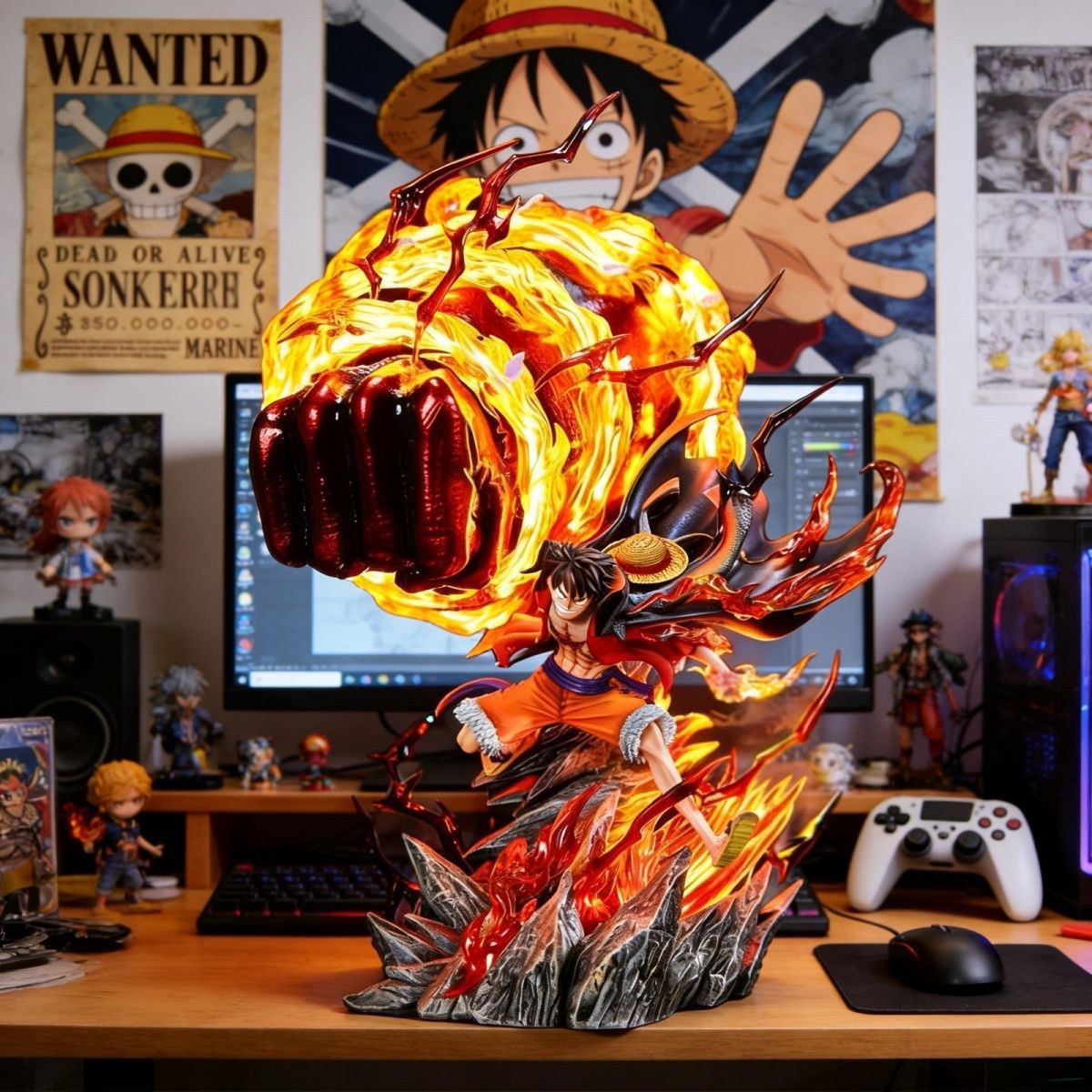 Interior Design House - LZ Karmic Fire Luffy 35CM Light
