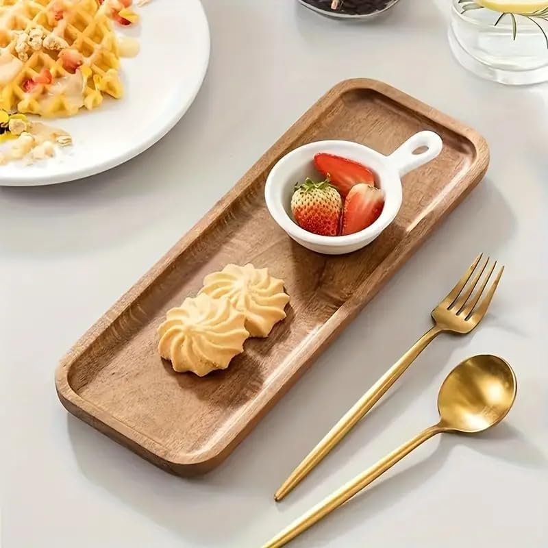 5pcs Acacia Wood Serving Tray  - Travertine Tray Oval review and price
