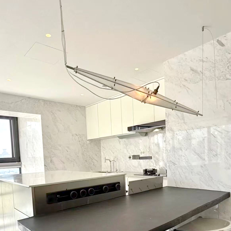 LED Glass Chandelier Minimalis - Interior Design Gold review and price
