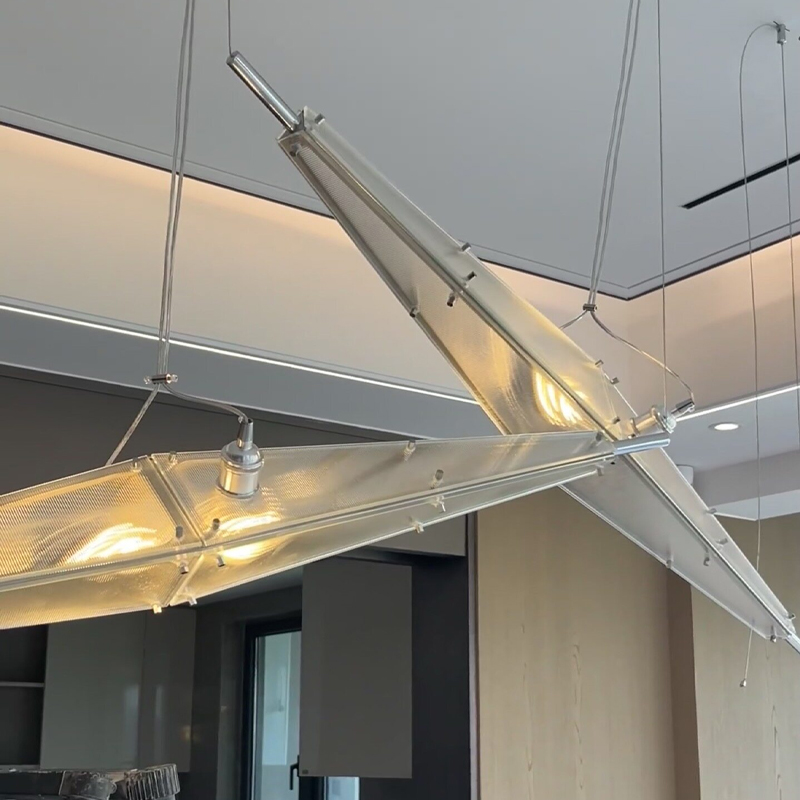 LED Glass Chandelier Minimalis - Interior Design Gold review and price