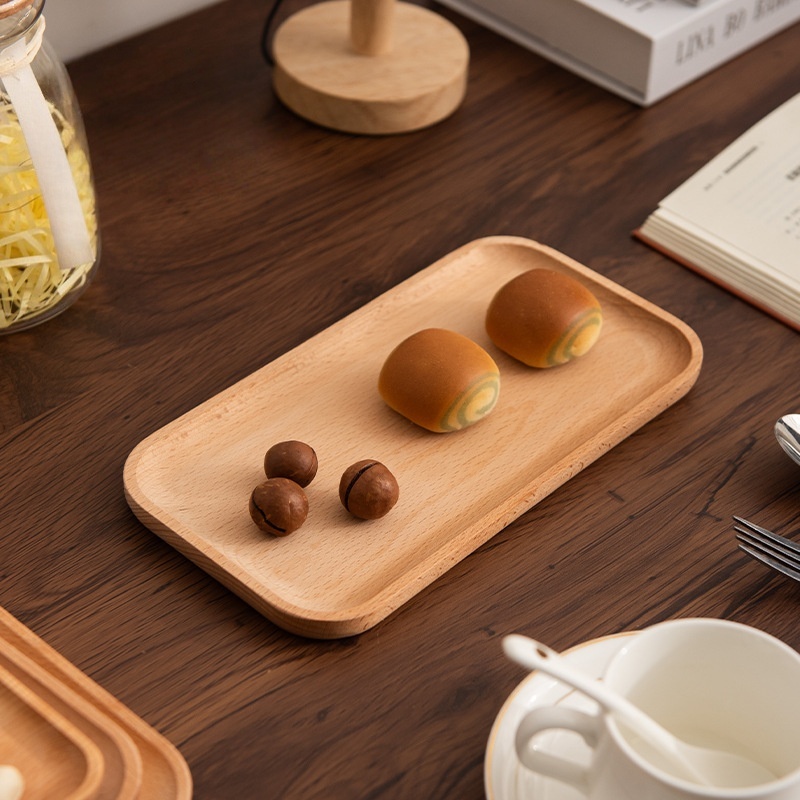 Solid Beech Wood Breakfast Tra - Travertine Tray Oval review and price