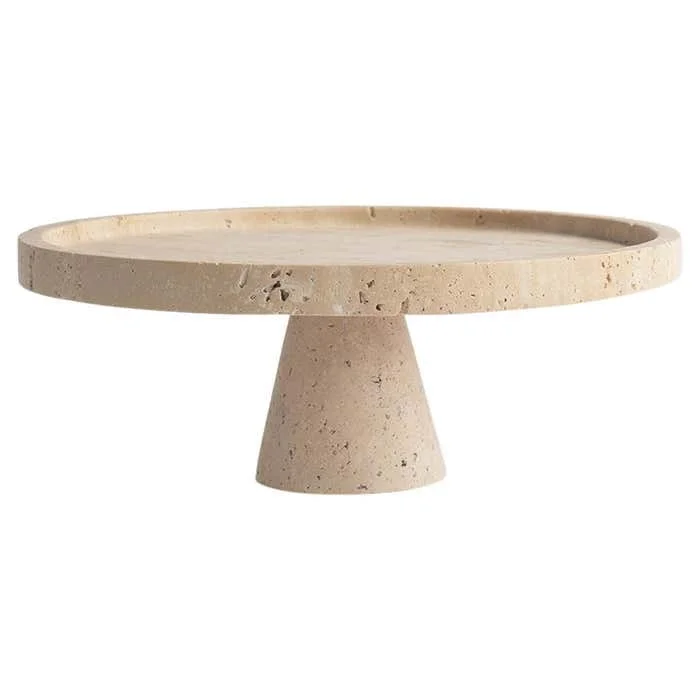 Hot Selling Natural Marble Sta - Travertine Tray Oval review and price