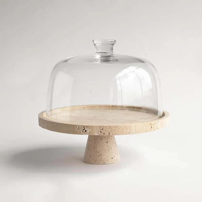 Hot Selling Natural Marble Sta - Travertine Tray Oval review and price