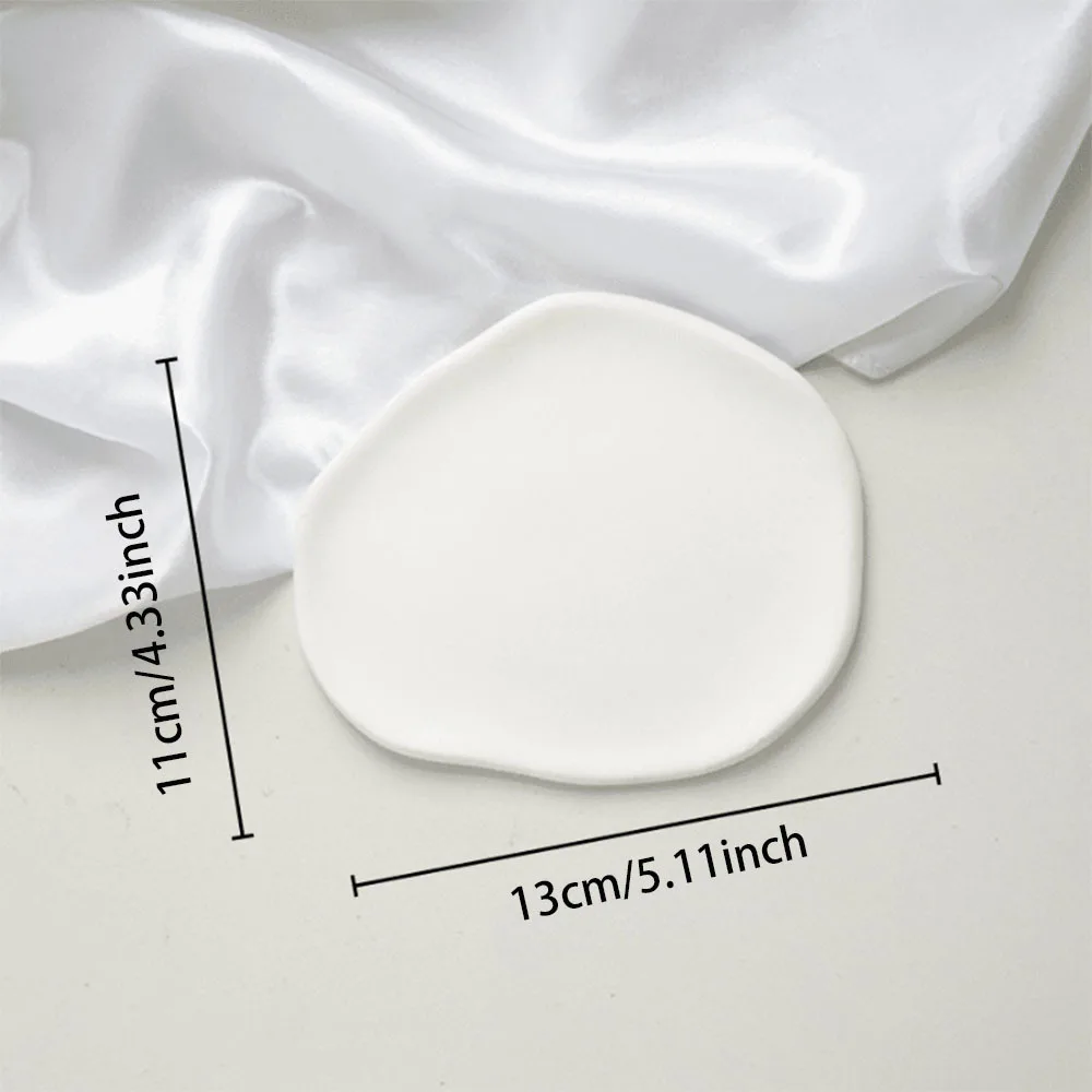 1PC Elegant White Jewelry Tray - Travertine Tray Oval review and price