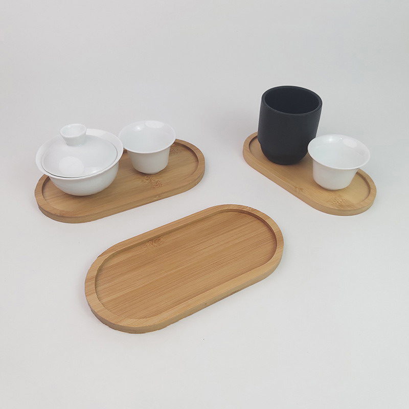 Tableware Solid Wood Food Tray - Travertine Tray Oval review and price