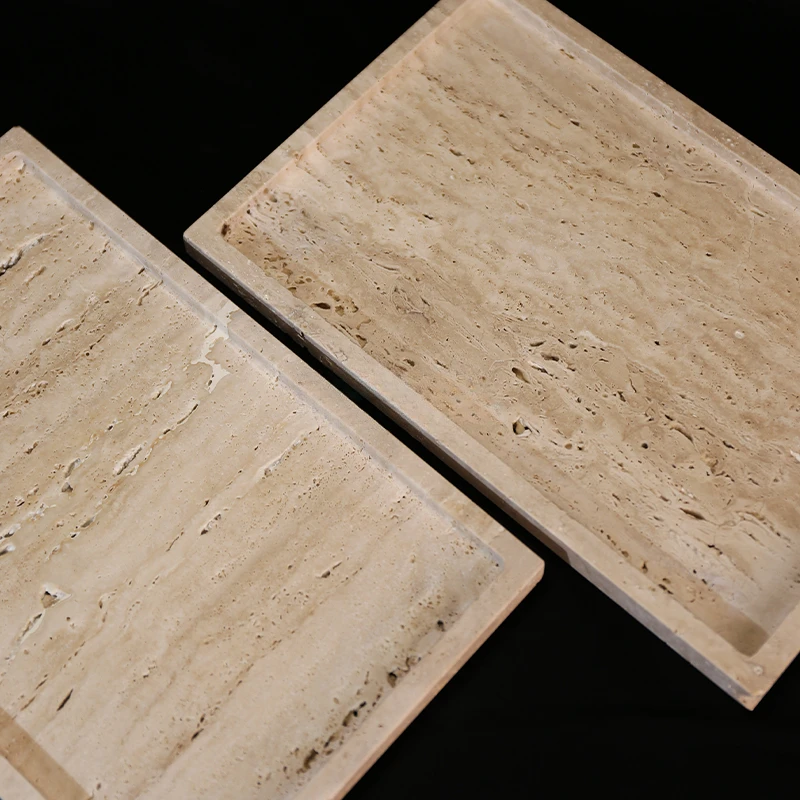 30x20x1.8cm Nature Marble Beig - Travertine Tray Oval review and price