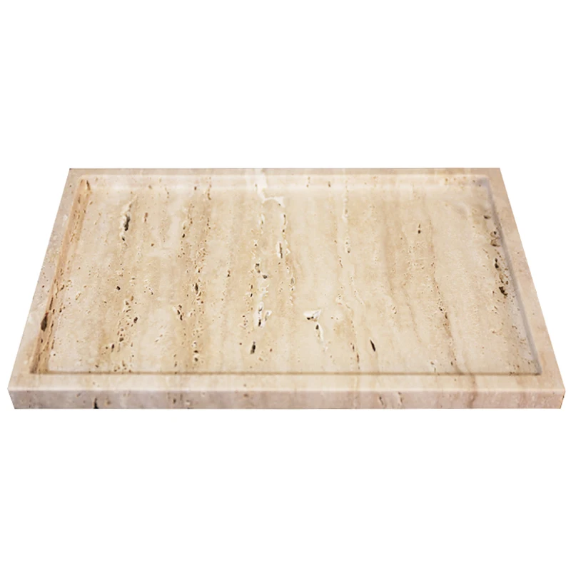 30x20x1.8cm Nature Marble Beig - Travertine Tray Oval review and price