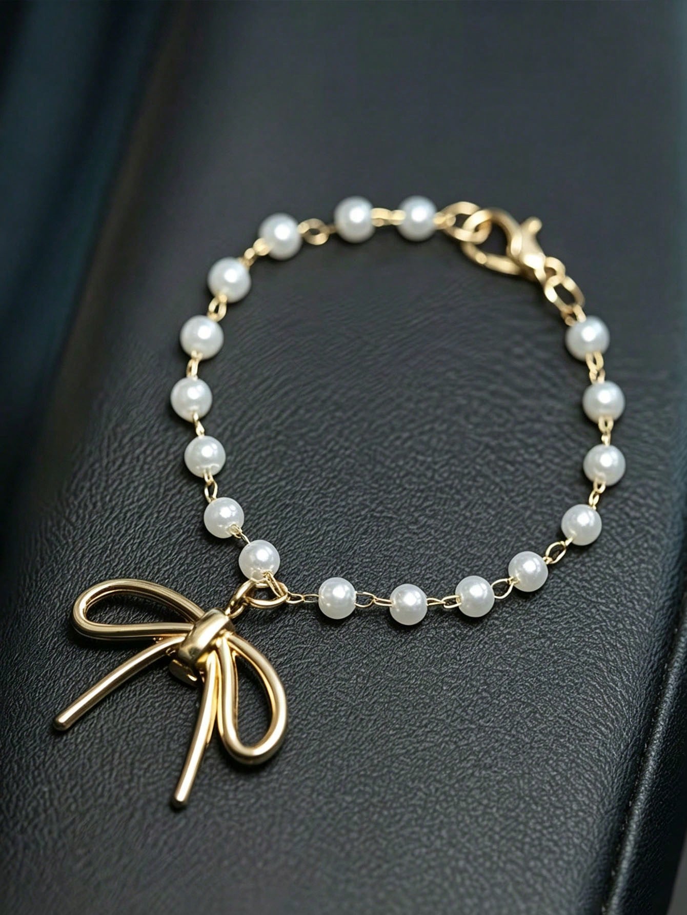 Pearl Bow Car Pendant Alloy Fa - Interior Design Minimalist review and price