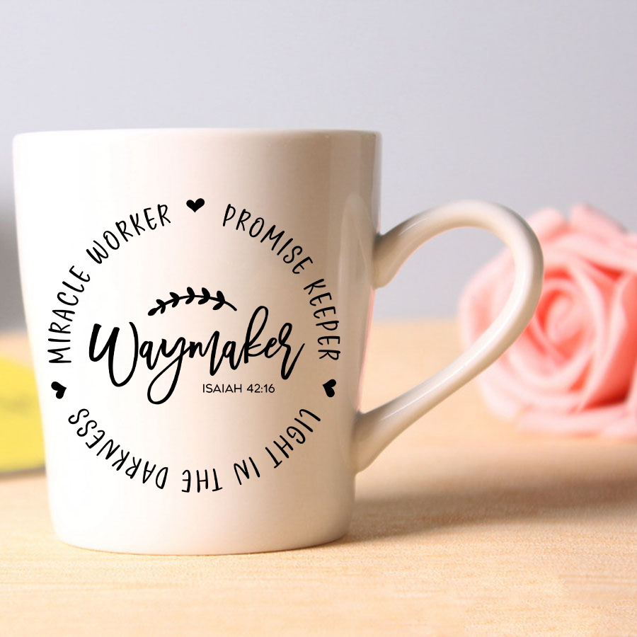 Waymaker Christian Quote Vinyl - Interior Design Quotes review and price