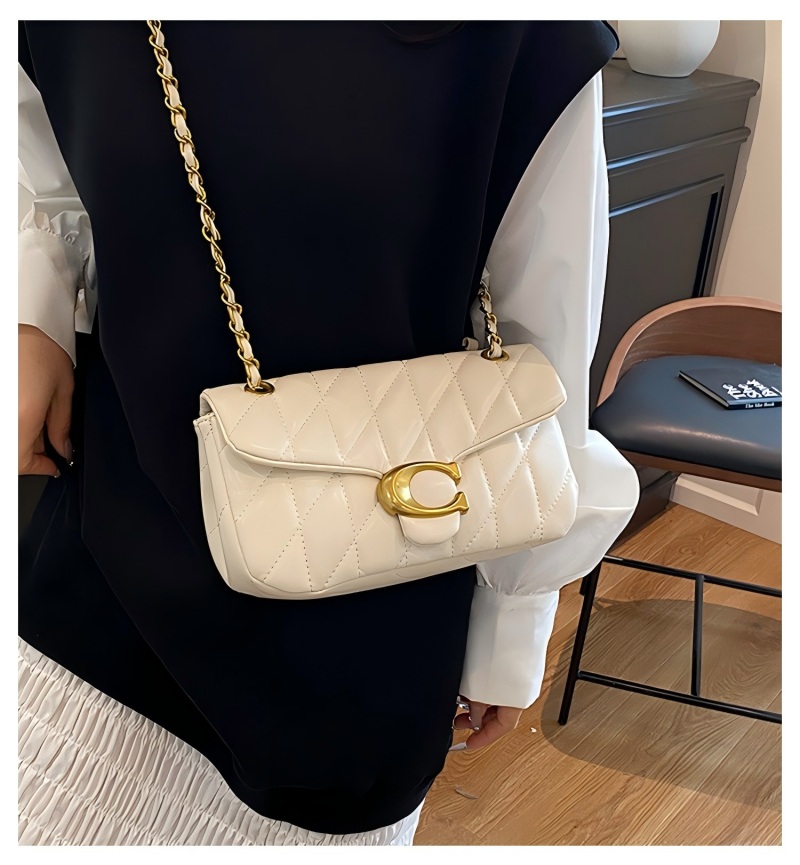 Women Quilted Leather Shoulder - Interior Design Gold review and price