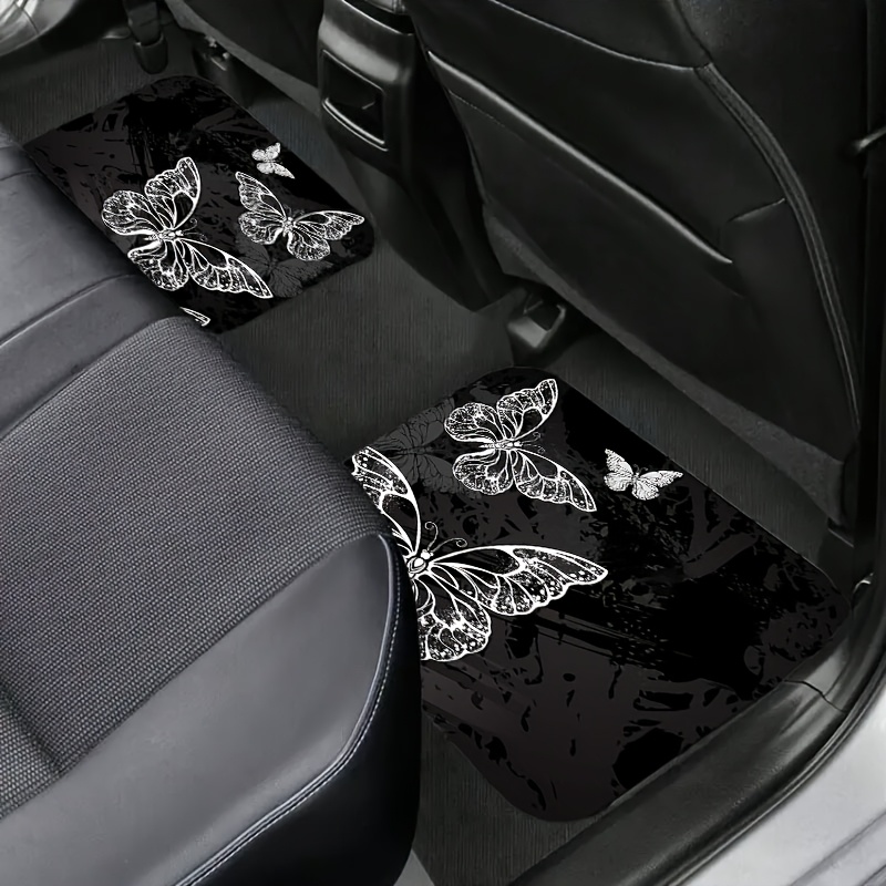 4pcs Car Floor Mats - Butterfl - Interior Design Experience review and price