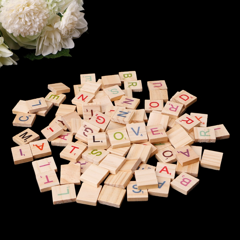 100PCS Wooden Tiles Colorful L - Interior Design Quotes review and price