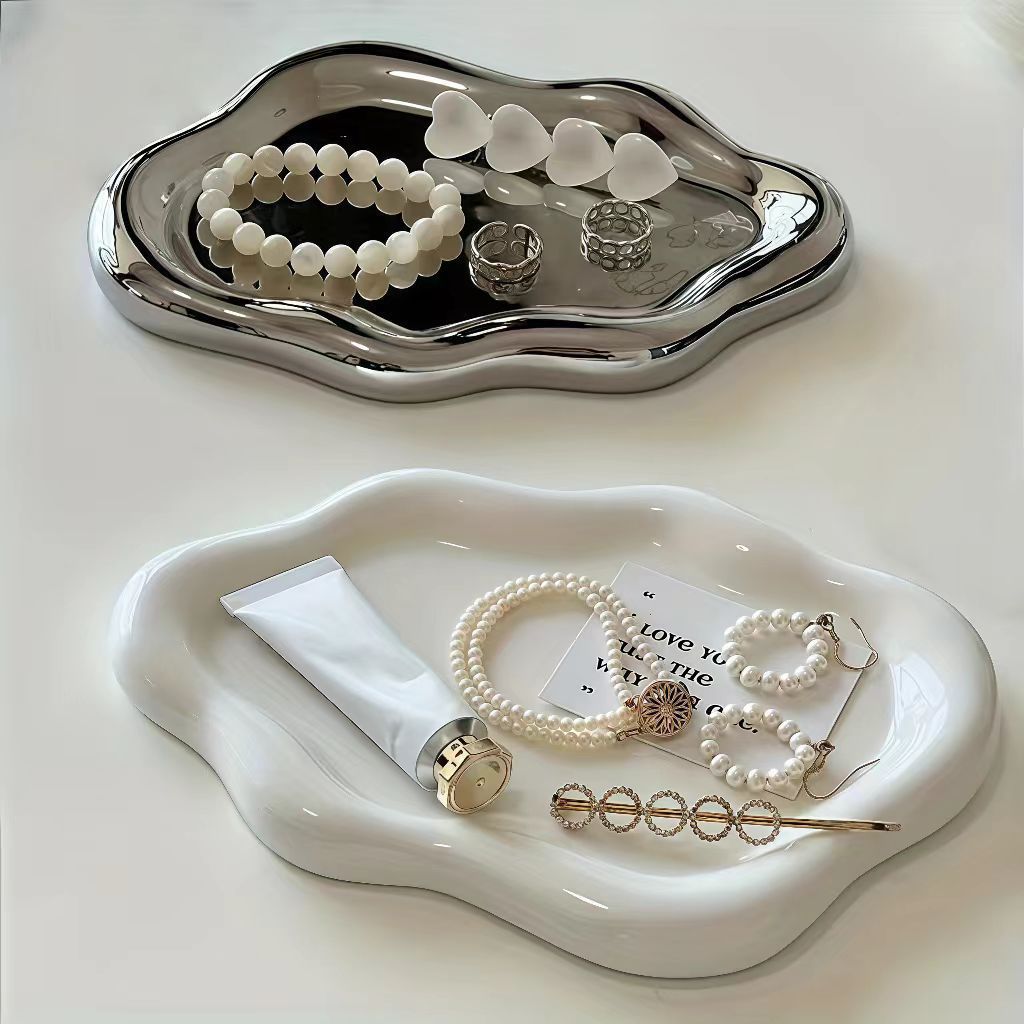 1pc Jewelry Dish for Women, Je - Travertine Tray Oval review and price