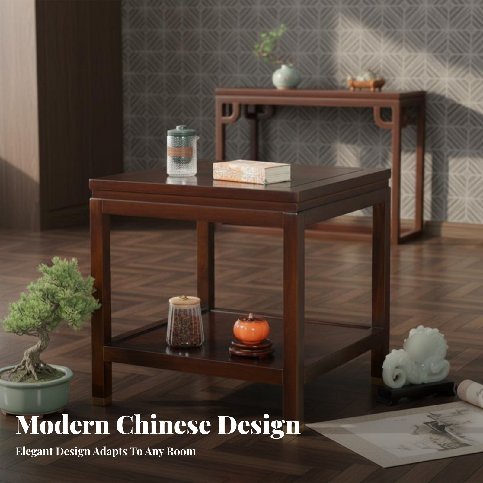 Dual-Level Square Table Minima - Interior Design Minimalist review and price