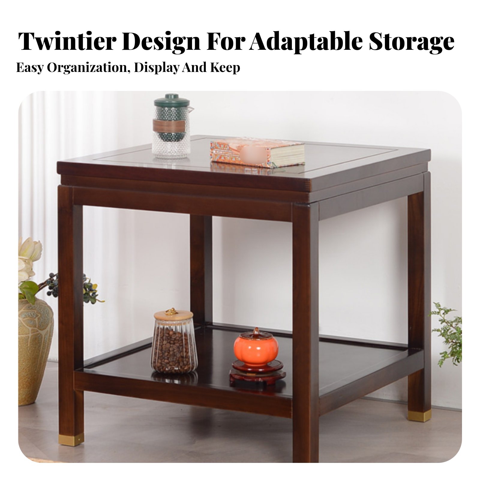 Dual-Level Square Table Minima - Interior Design Minimalist review and price