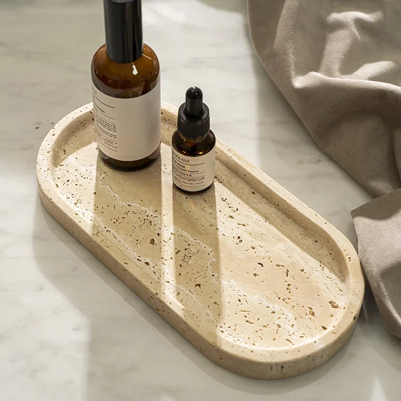 Oval Travertine Stone Tray for - Travertine Tray Oval review and price