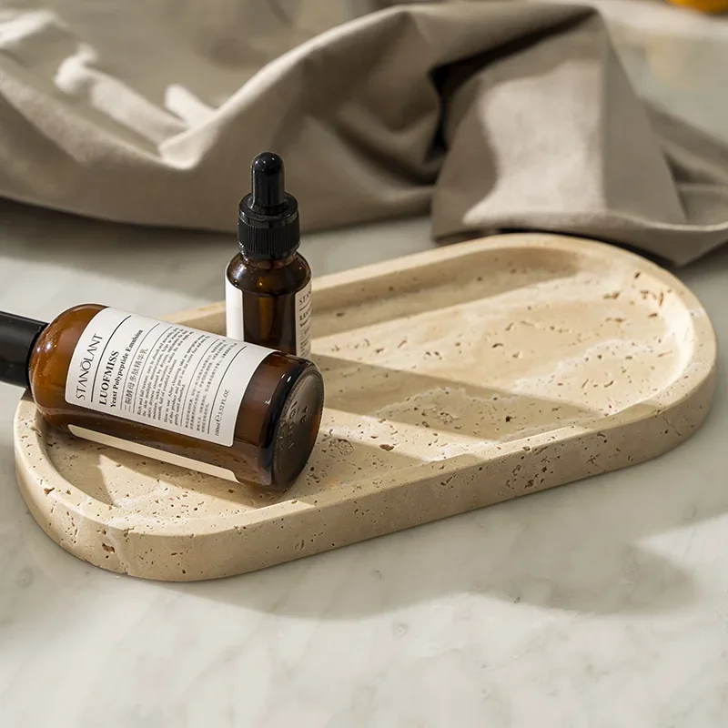 Oval Travertine Stone Tray for - Travertine Tray Oval review and price
