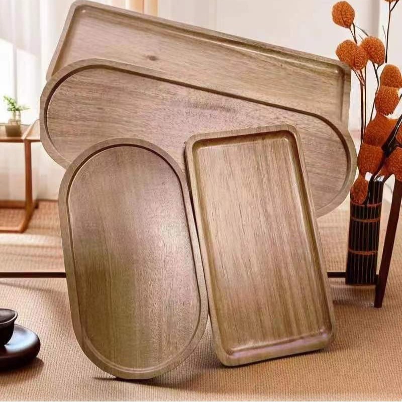 Wabi Sabi Style Acacia Wood De - Travertine Tray Oval review and price