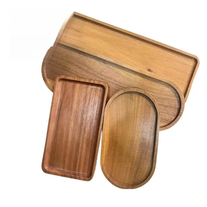 Wabi Sabi Style Acacia Wood De - Travertine Tray Oval review and price