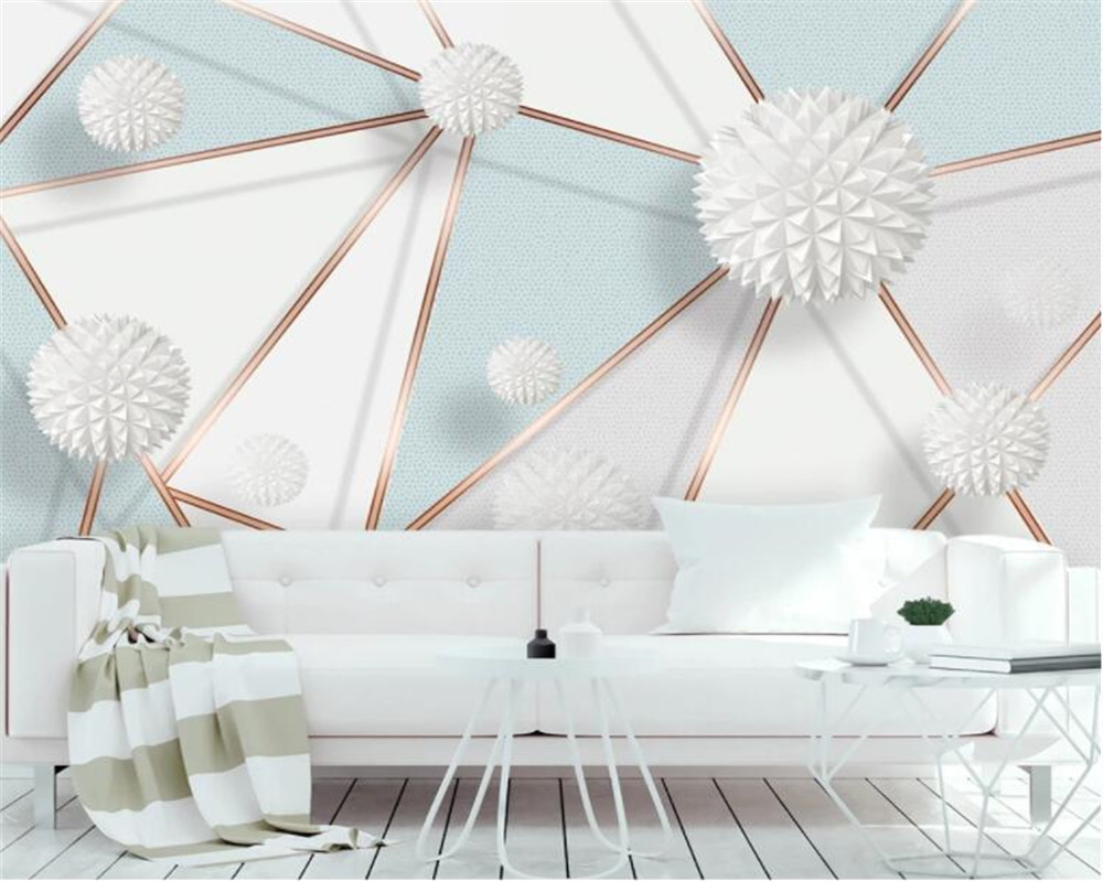 Nordic Abstract Wallpaper Beig - Interior Design With Wallpaper review and price
