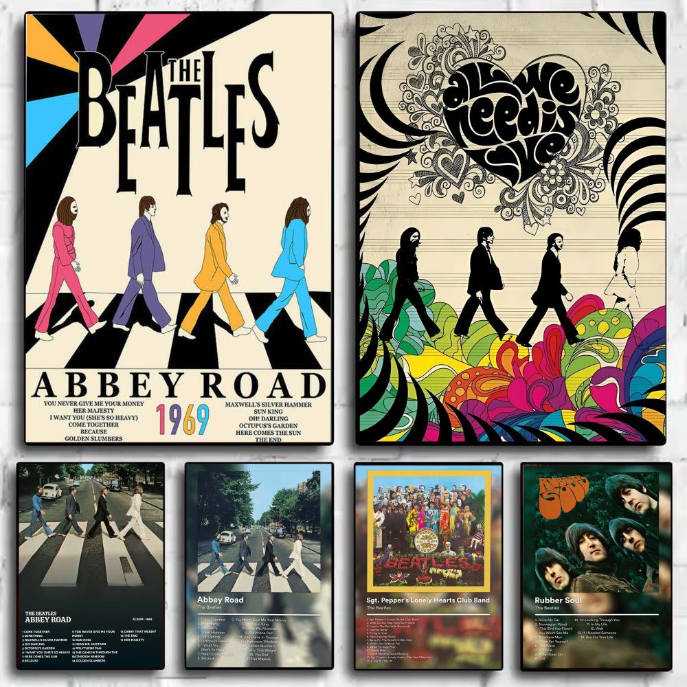 Pop Band T-The Beatles Poster  - Interior Design Minimalist review and price