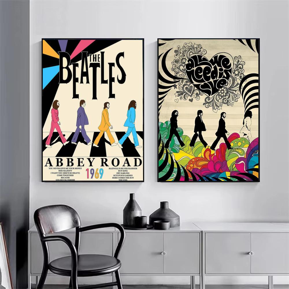 Pop Band T-The Beatles Poster  - Interior Design Minimalist review and price