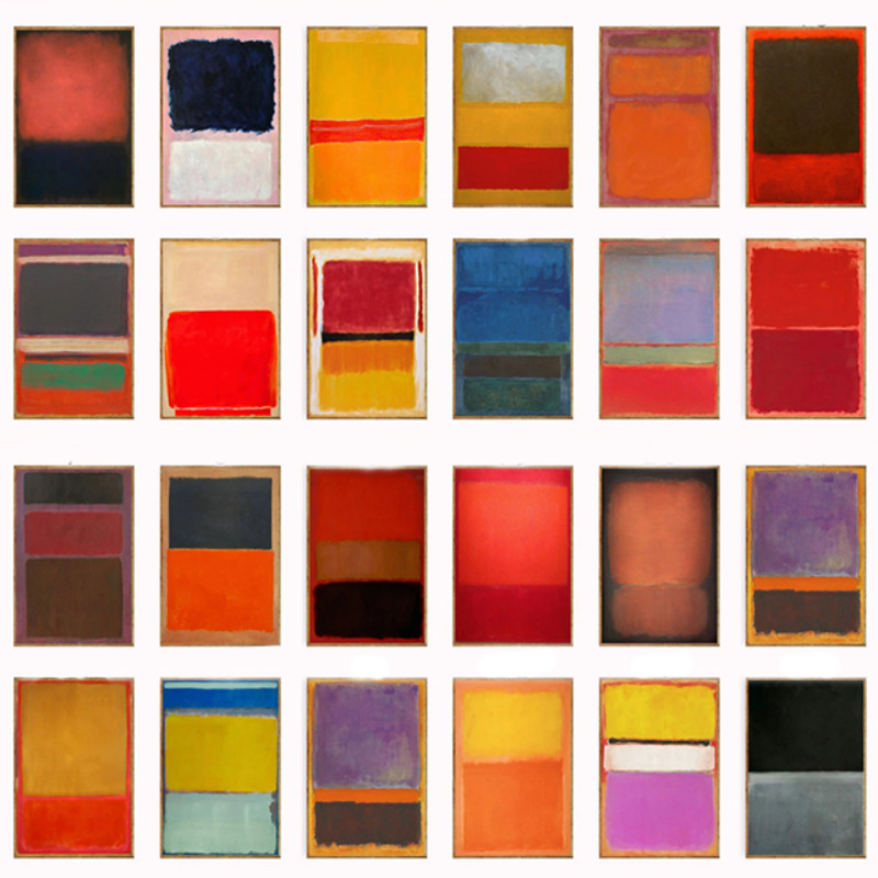 Wall Decor, Mark Rothko Poster - Interior Design Minimalist review and price