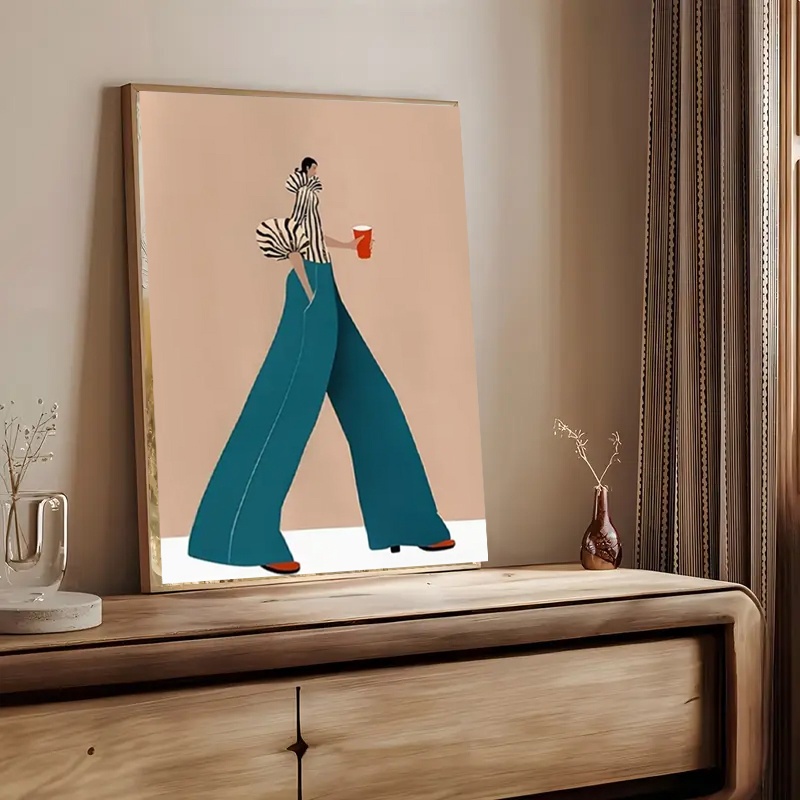 Fashionable Blue Pants Woman P - Interior Design House review and price